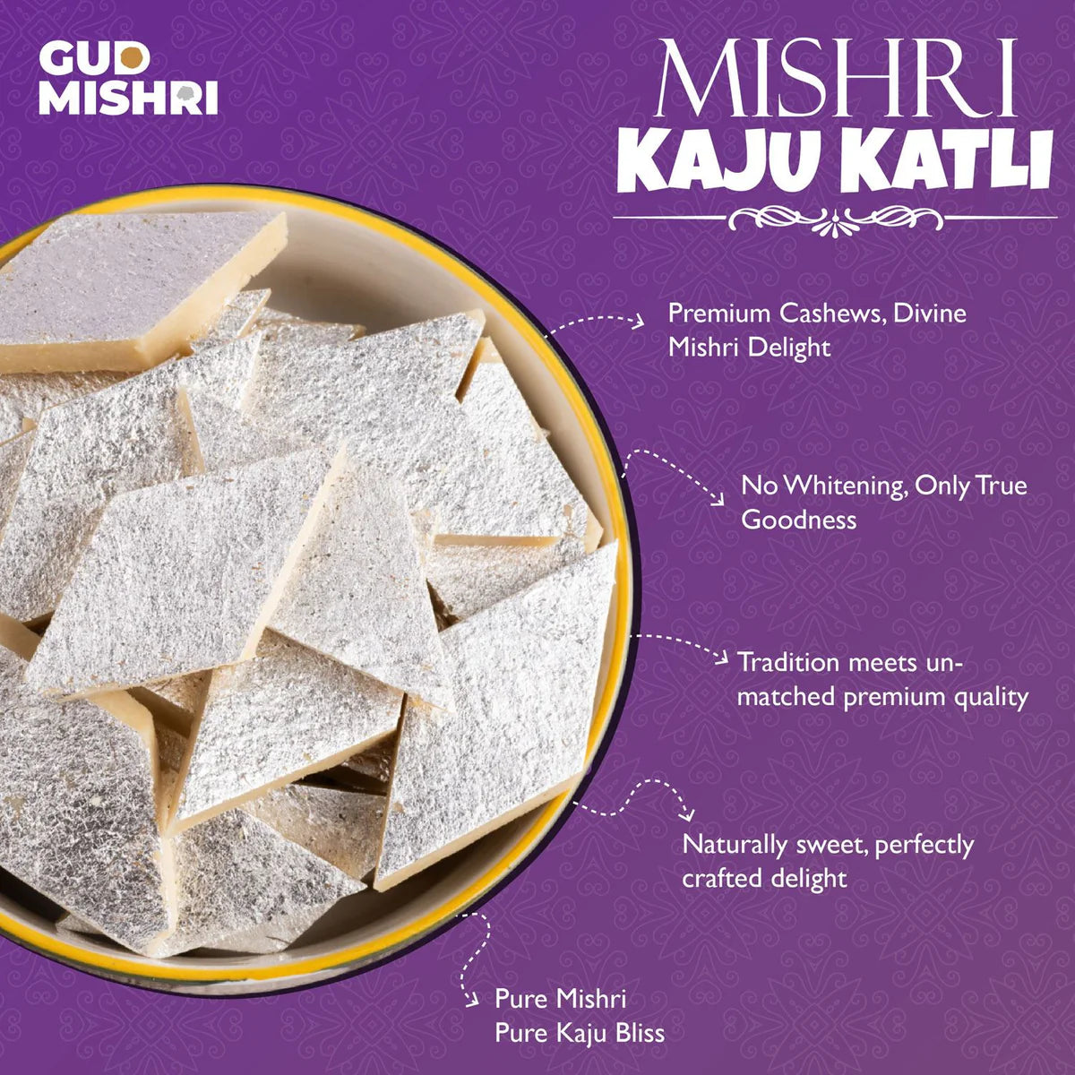 Gudmishri Kaju Katli Mishri