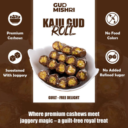Gudmishri Kaju Roll Gud