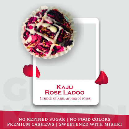 Gudmishri Kaju Rose Laddu