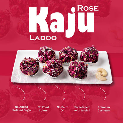 Gudmishri Kaju Rose Laddu