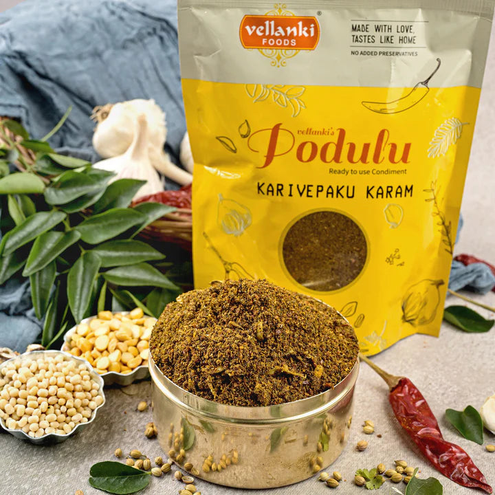 Vellanki Karivepaku Karam Podi