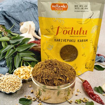 Vellanki Karivepaku Karam Podi