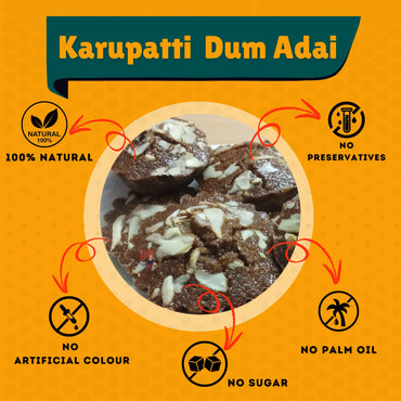 DD Sweets' Karupatti Special Dum Adai