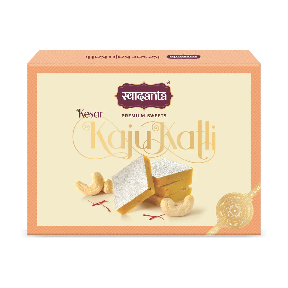 Swadanta Sweets Kesar Kaju Katli