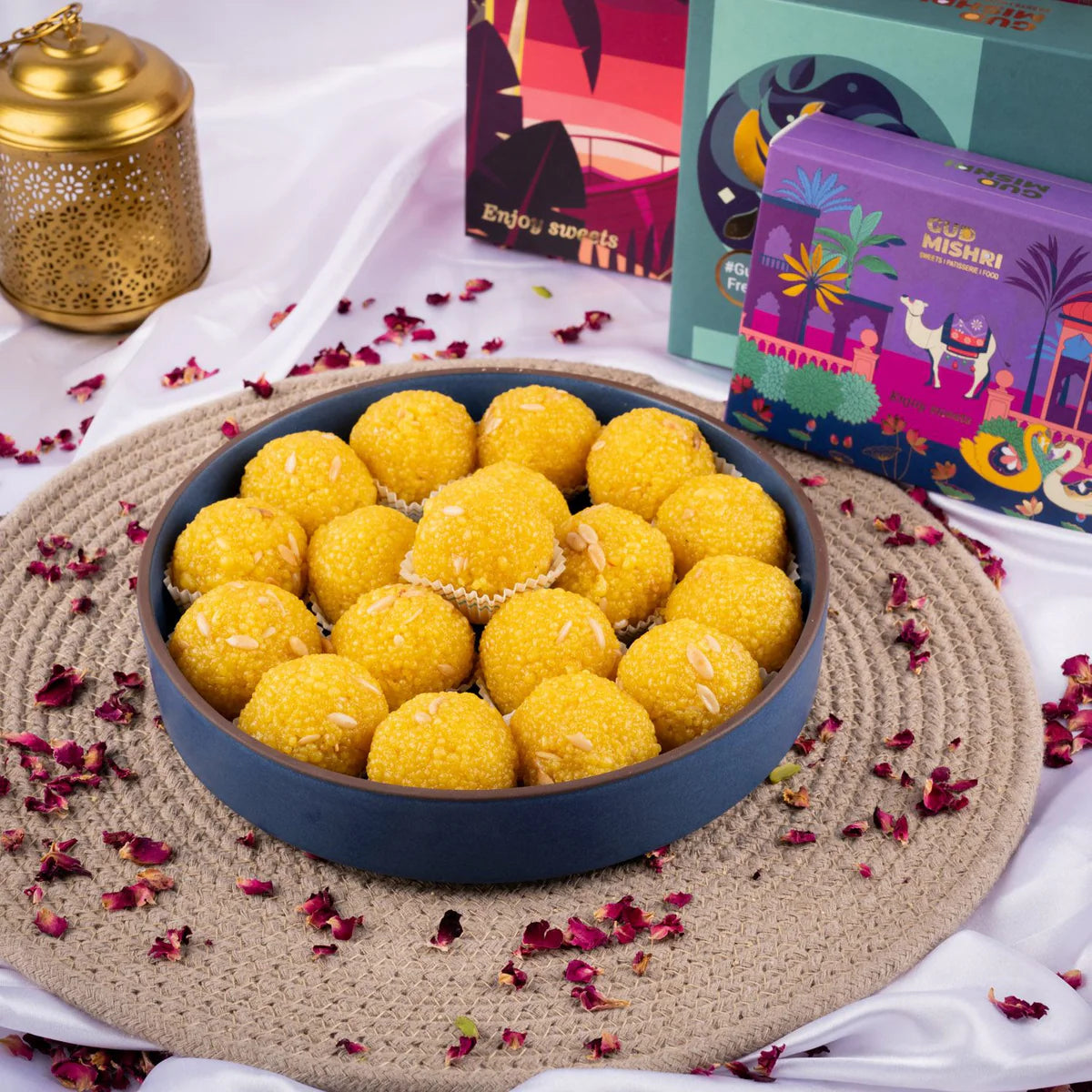 Gudmishri Kesar Kanpuri Laddu