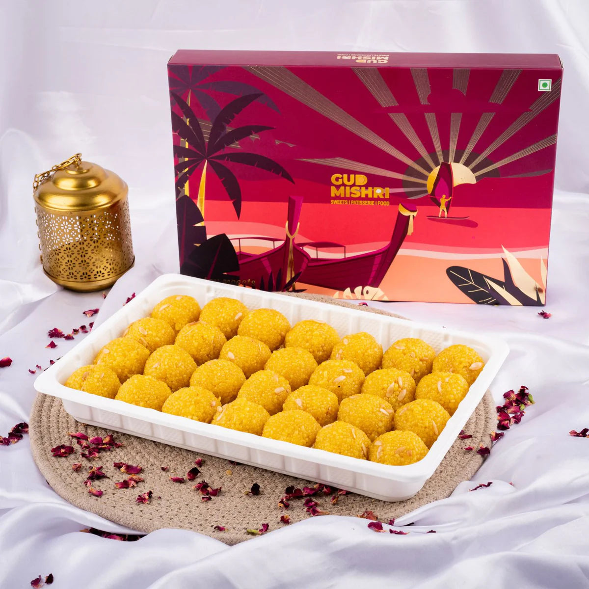 Gudmishri Kesar Kanpuri Laddu