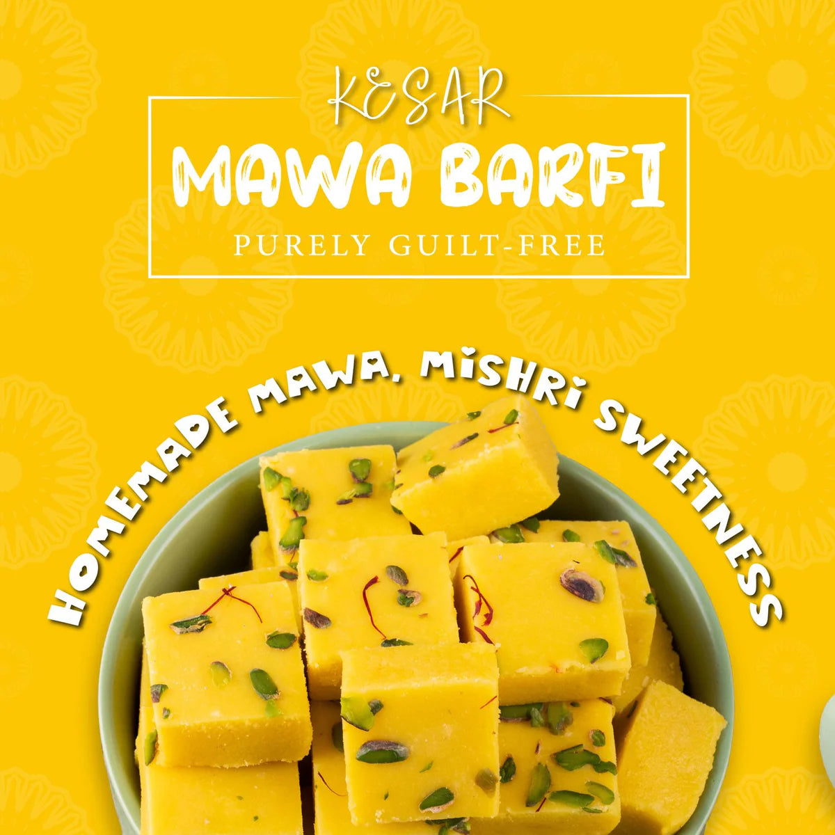 Gudmishri Kesar Mawa Barfi