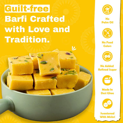 Gudmishri Kesar Mawa Barfi
