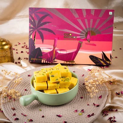 Gudmishri Kesar Mawa Barfi