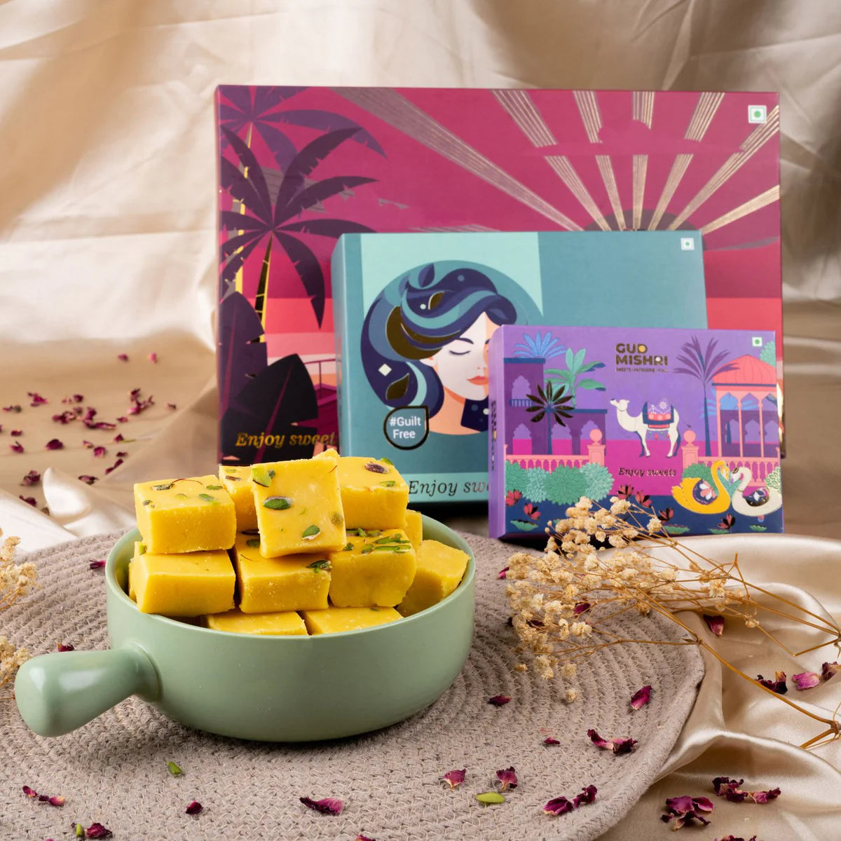 Gudmishri Kesar Mawa Barfi