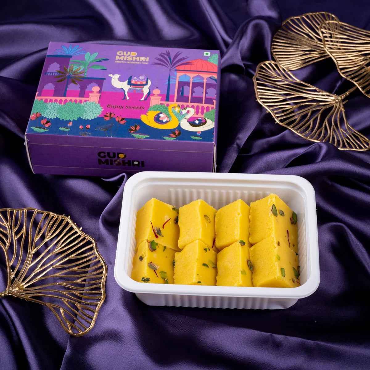 Gudmishri Kesar Mawa Barfi