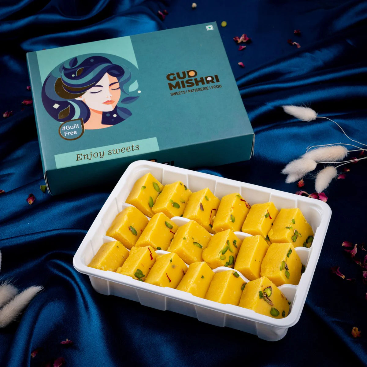 Gudmishri Kesar Mawa Barfi
