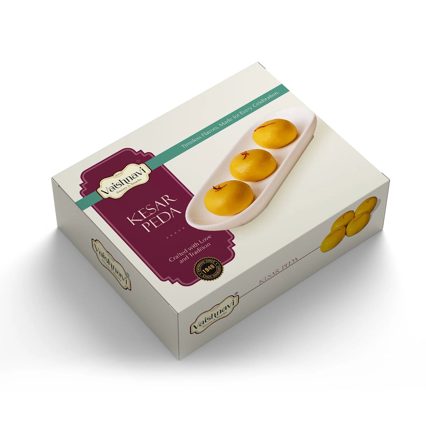 Shree Vaishnavi Sweets' Kesar Peda