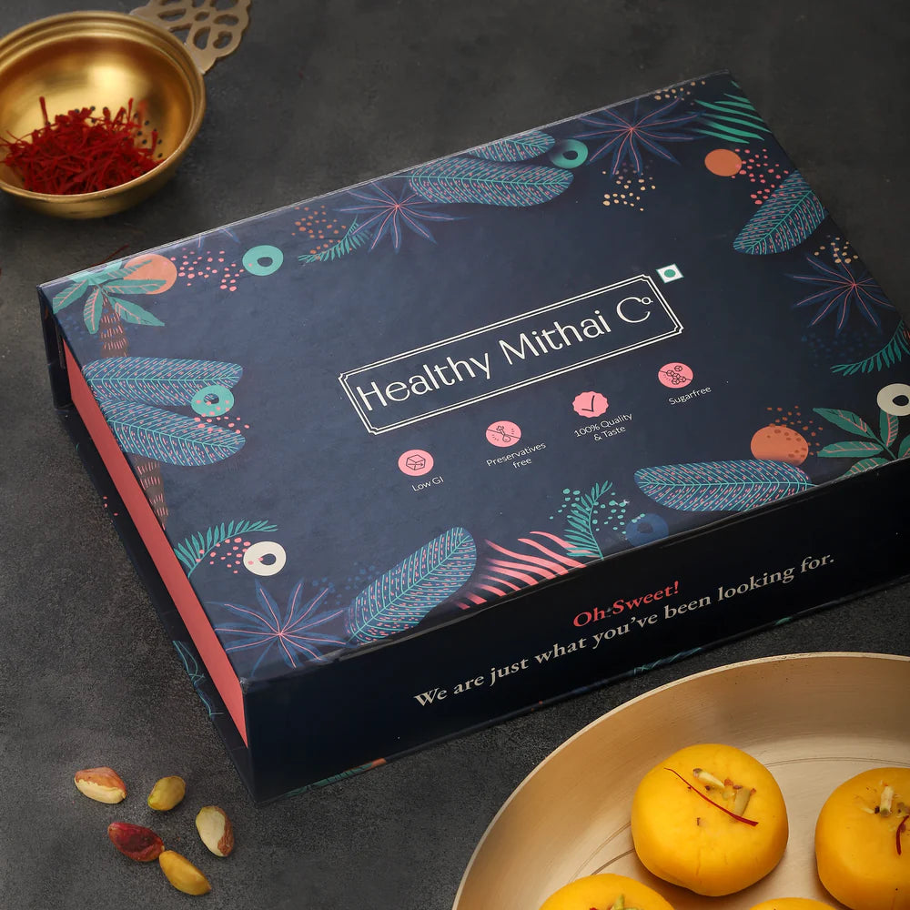 Healthy Mithai's Kesar Pedha