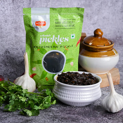 Vellanki Kothimeera pickle