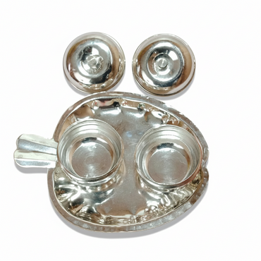 German Silver Kumkum - Apple