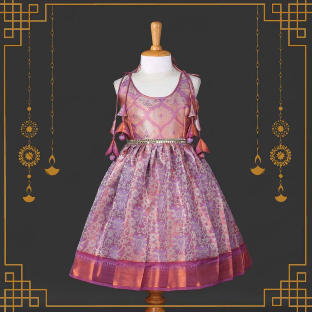 Varnatari's Lavender & Purple Frock