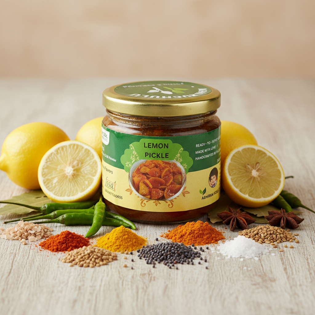Abhi Ruchulu Lemon Pickle