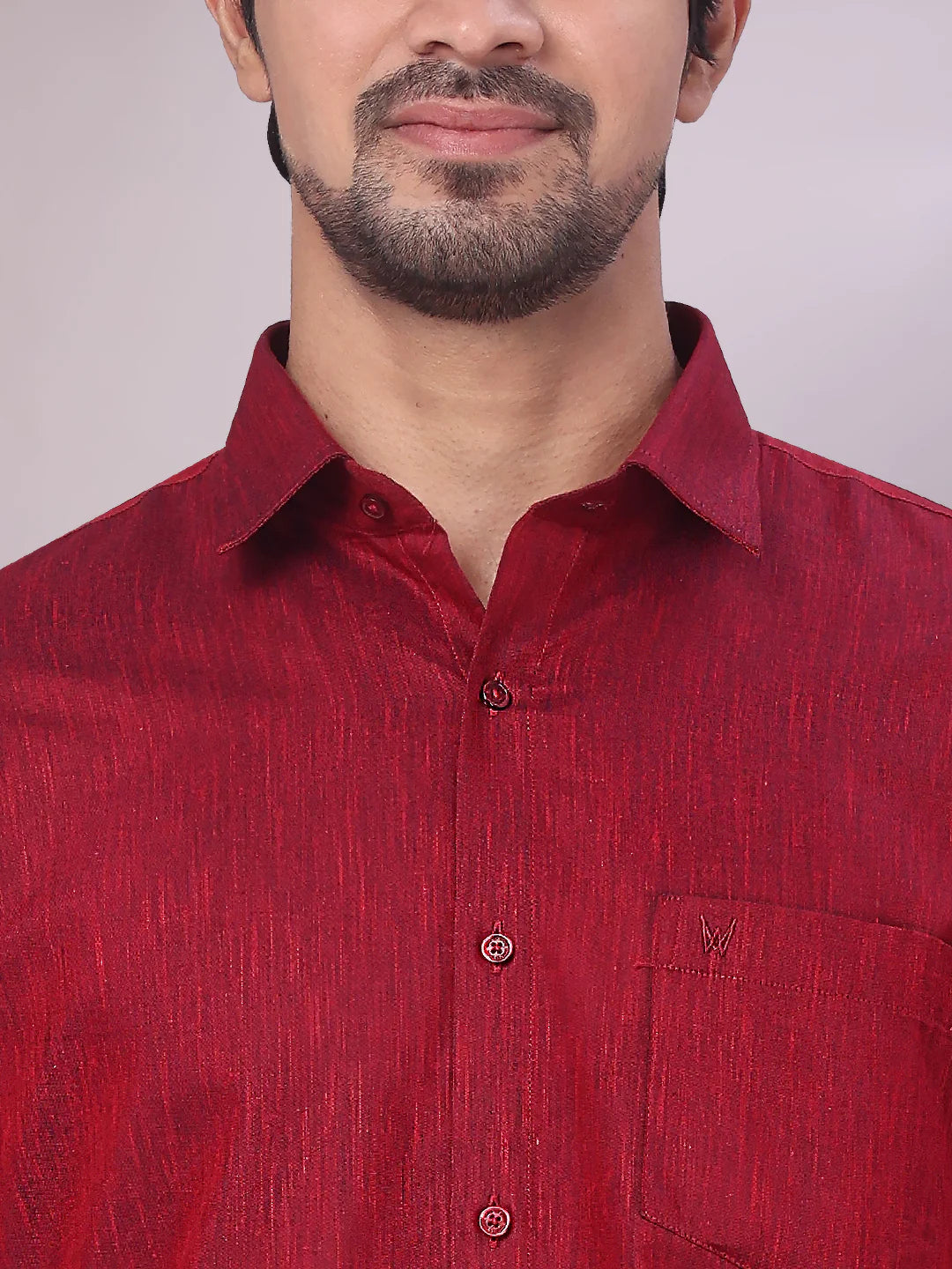 Minister White's Father & Son Cotton Shirt with Matching Border Dhoti Combo