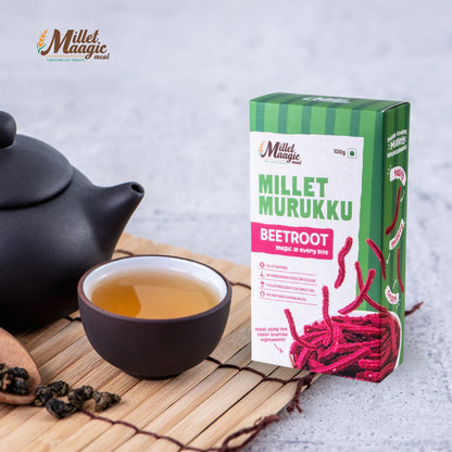 Millet Maagic's Kodo Beetroot Murukku