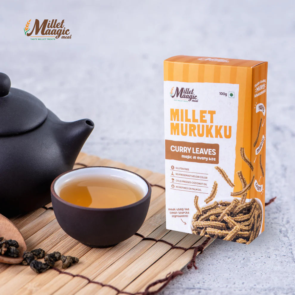 Millet Maagic's Kodo Curry Leaves Murukku