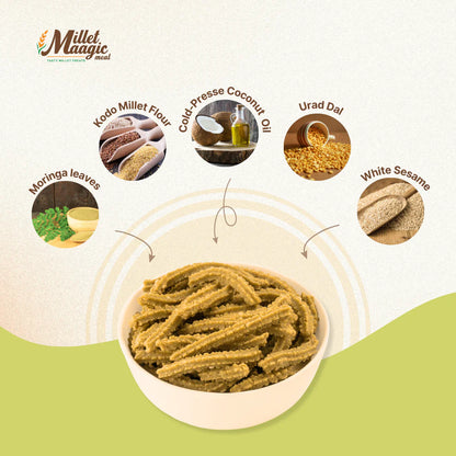 Millet Maagic's Kodo Moringa Murukku