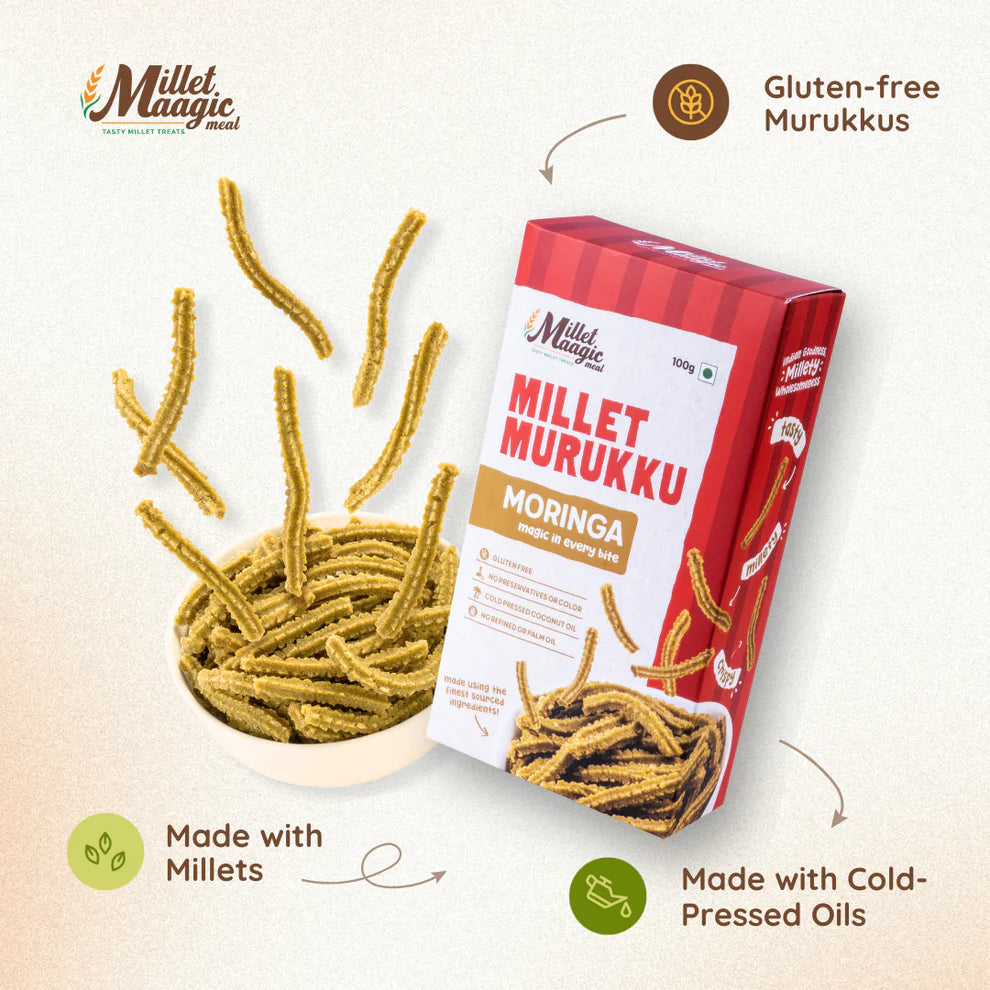Millet Maagic's Kodo Moringa Murukku