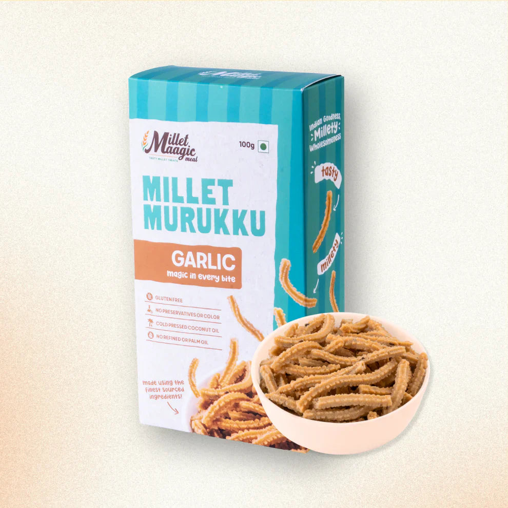 Millet Maagic's Kodo Garlic Murukku