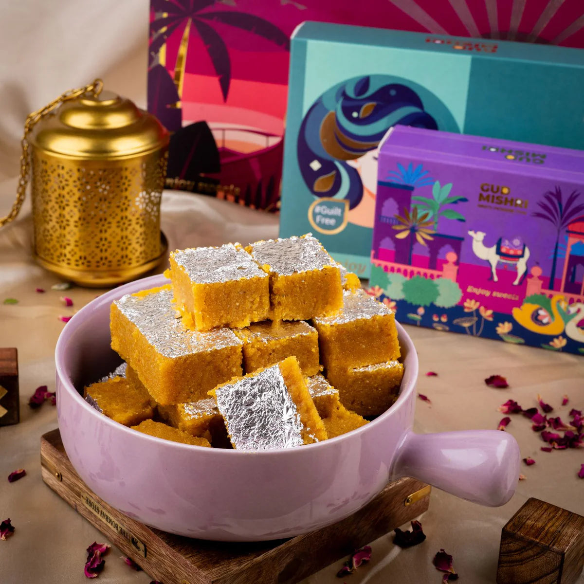 Gudmishri Moong Barfi Mishri