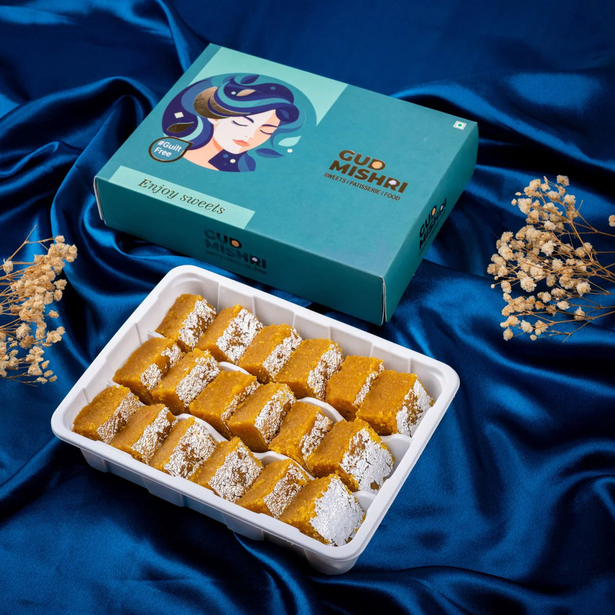 Gudmishri Moong Barfi Mishri
