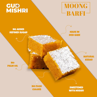 Gudmishri Moong Barfi Mishri