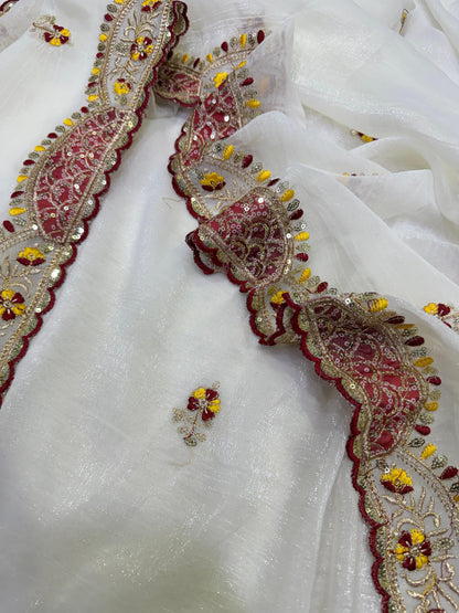 Desire Studio's Exclusive Designer Soft Crunchy Saree