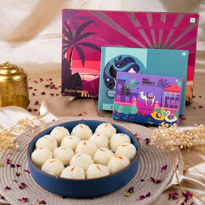 Gudmishri Sweets Nariyal Laddu Mishri