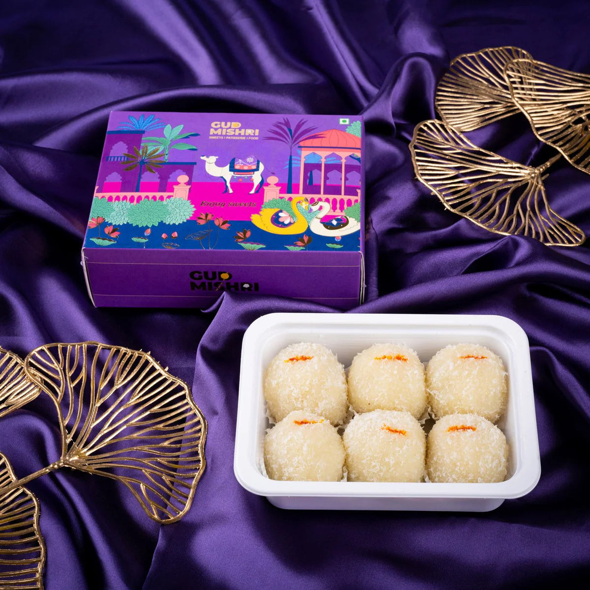 Gudmishri Sweets Nariyal Laddu Mishri