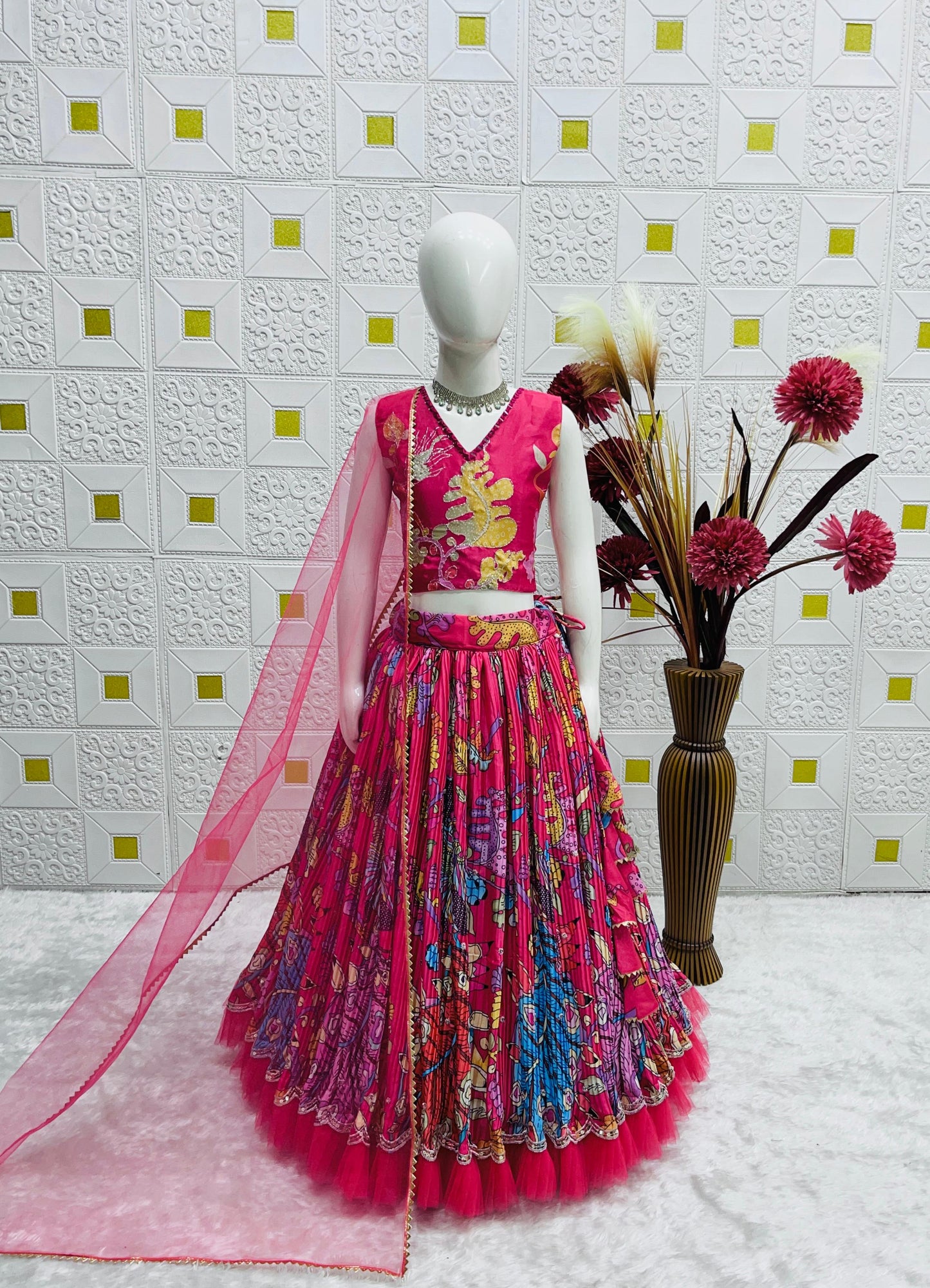 Omkar Creation's Ready-to-Wear Lehenga Choli Set