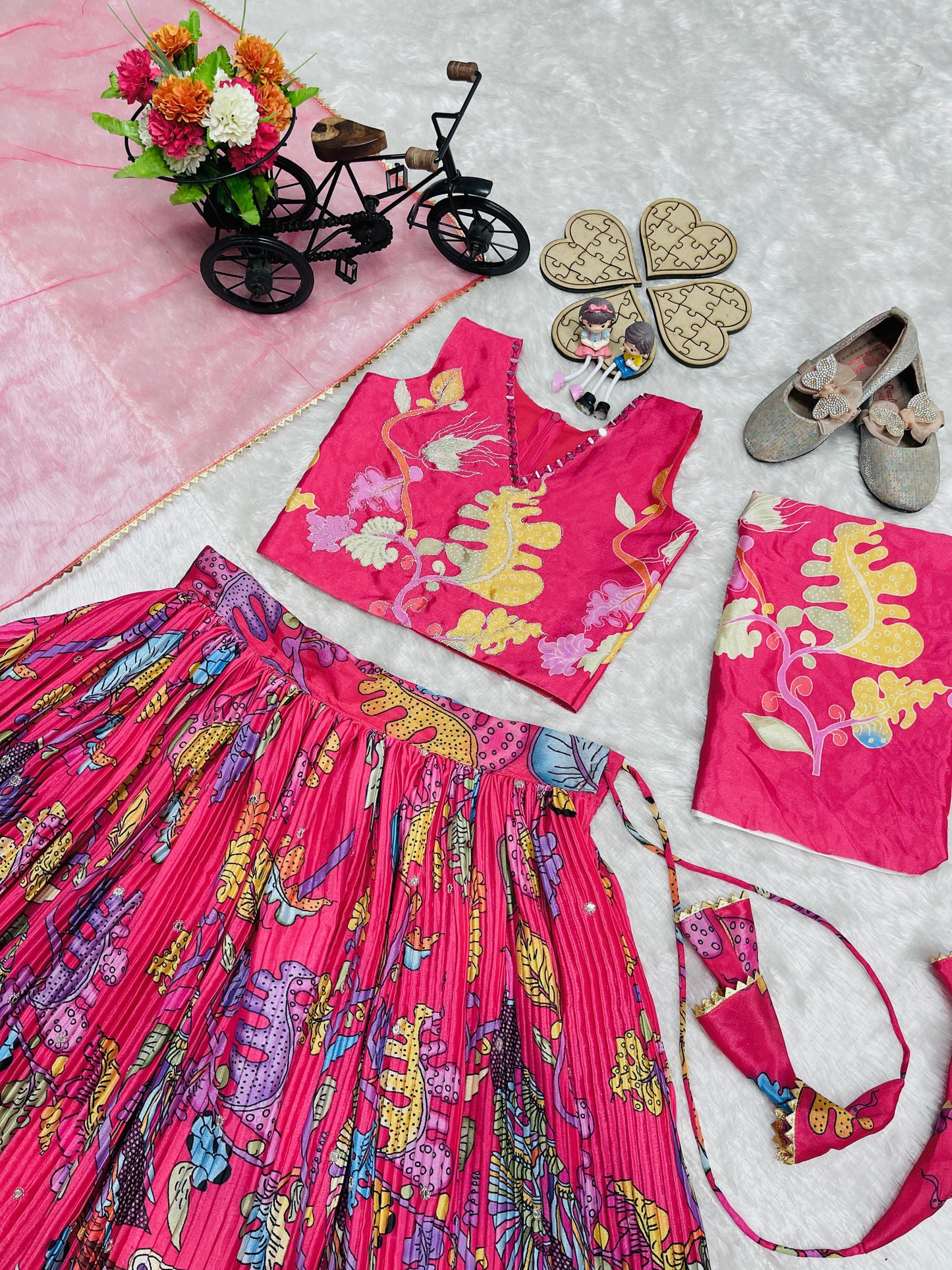 Omkar Creation's Ready-to-Wear Lehenga Choli Set