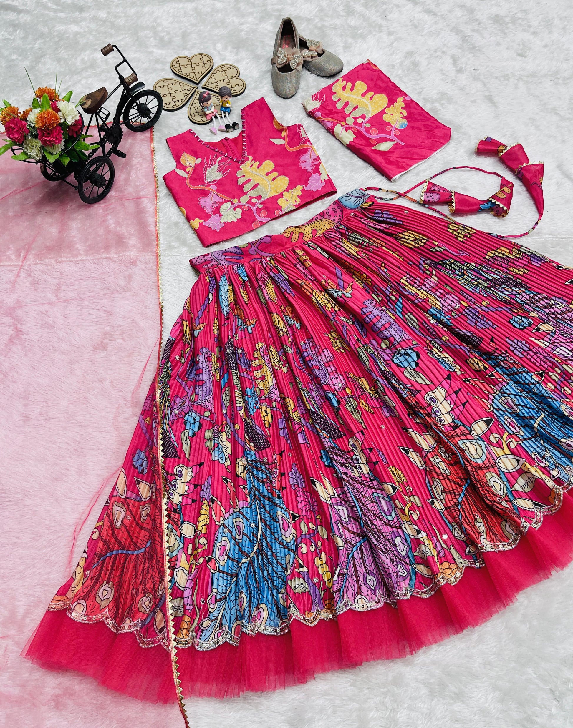 Omkar Creation's Ready-to-Wear Lehenga Choli Set