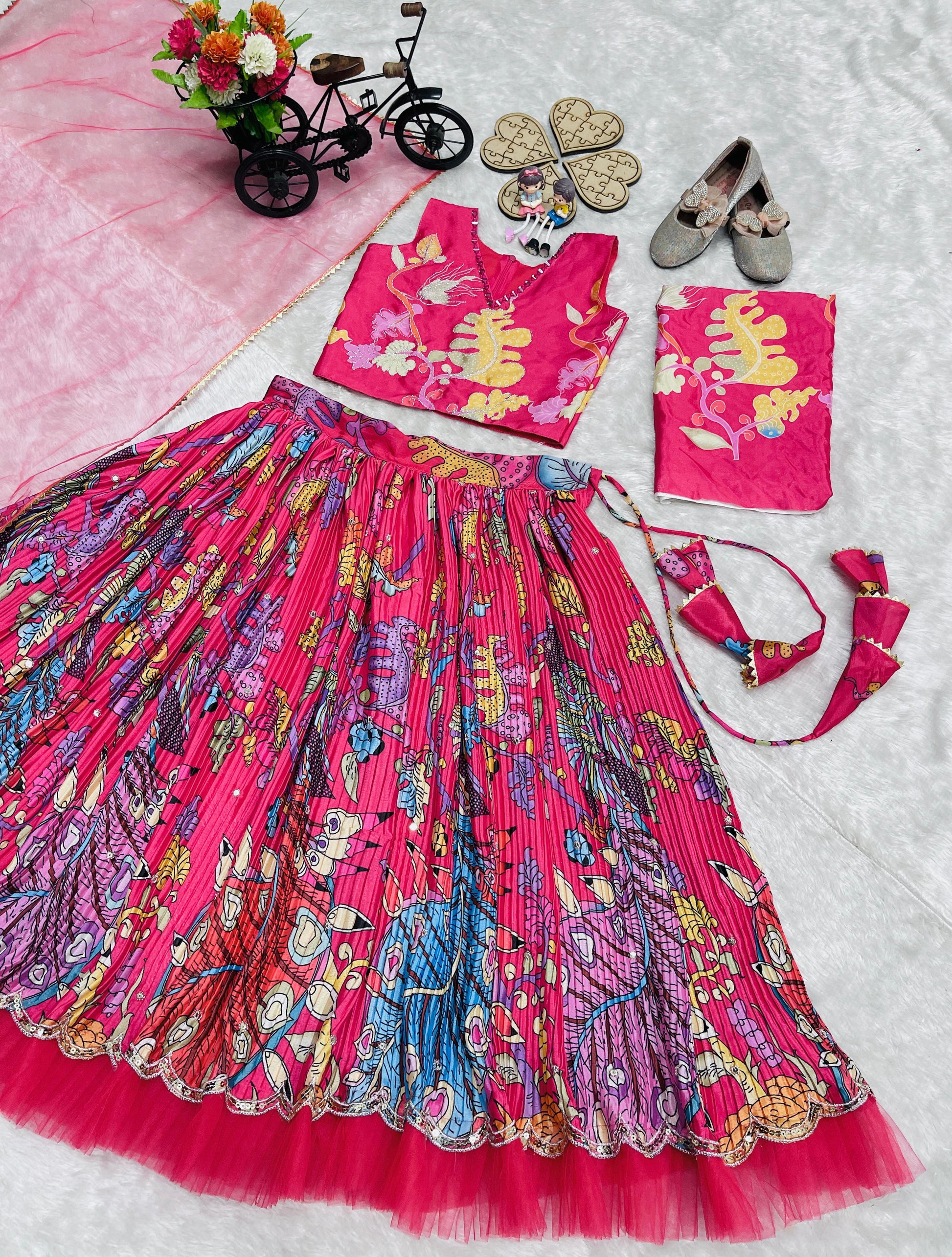 Omkar Creation's Ready-to-Wear Lehenga Choli Set