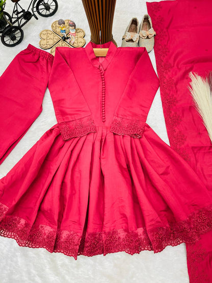 Omkar Creation's Kids Gown Set