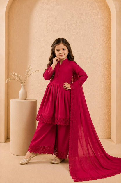 Omkar Creation's Kids Gown Set