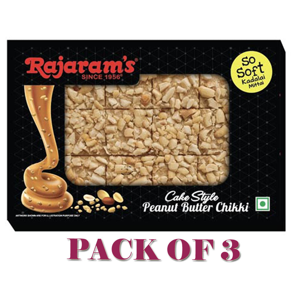 Rajaram's Peanut Butter Chikki Cake