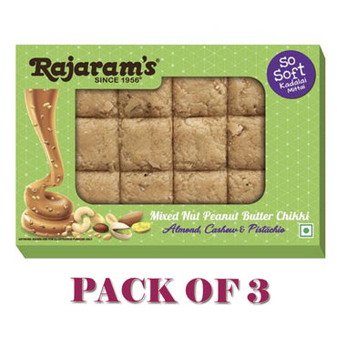 Rajaram's Peanut Butter Chikki Mixed Nuts
