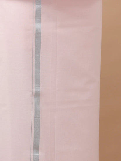 Ramraj's Cotton Rich White Shirt with Single Layer Dhoti Combo