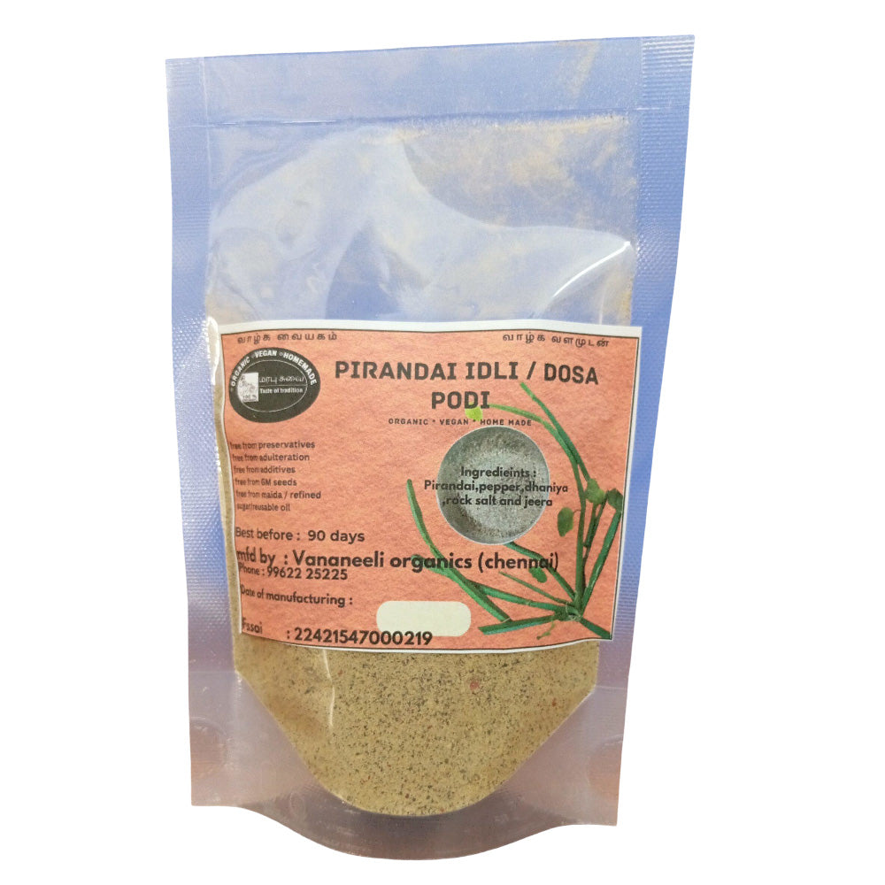 Kamarkat Srini's 
Pirandai (Herbal) Idli/Dosa Podi