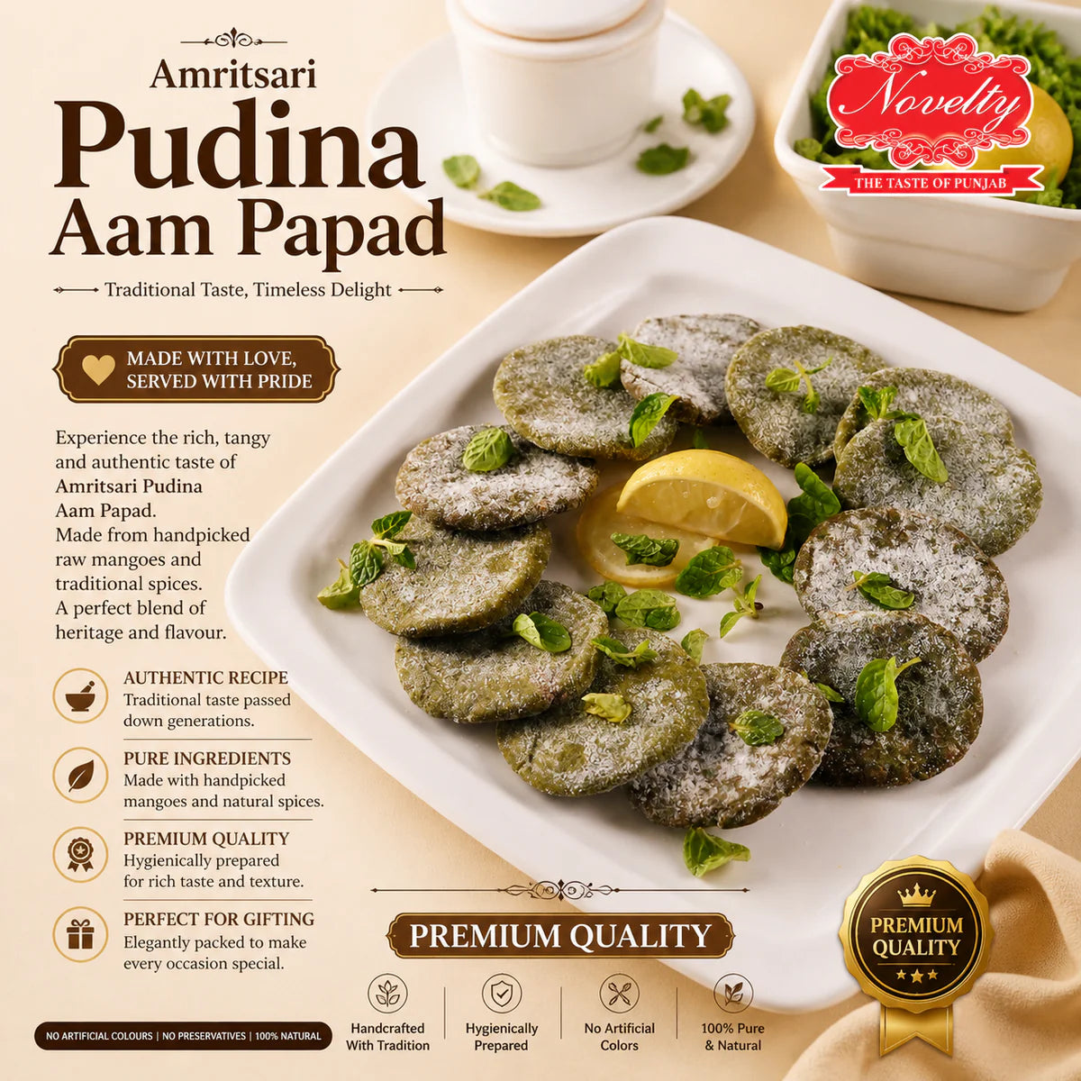 Novelty Sweets Pudina Aam Papad