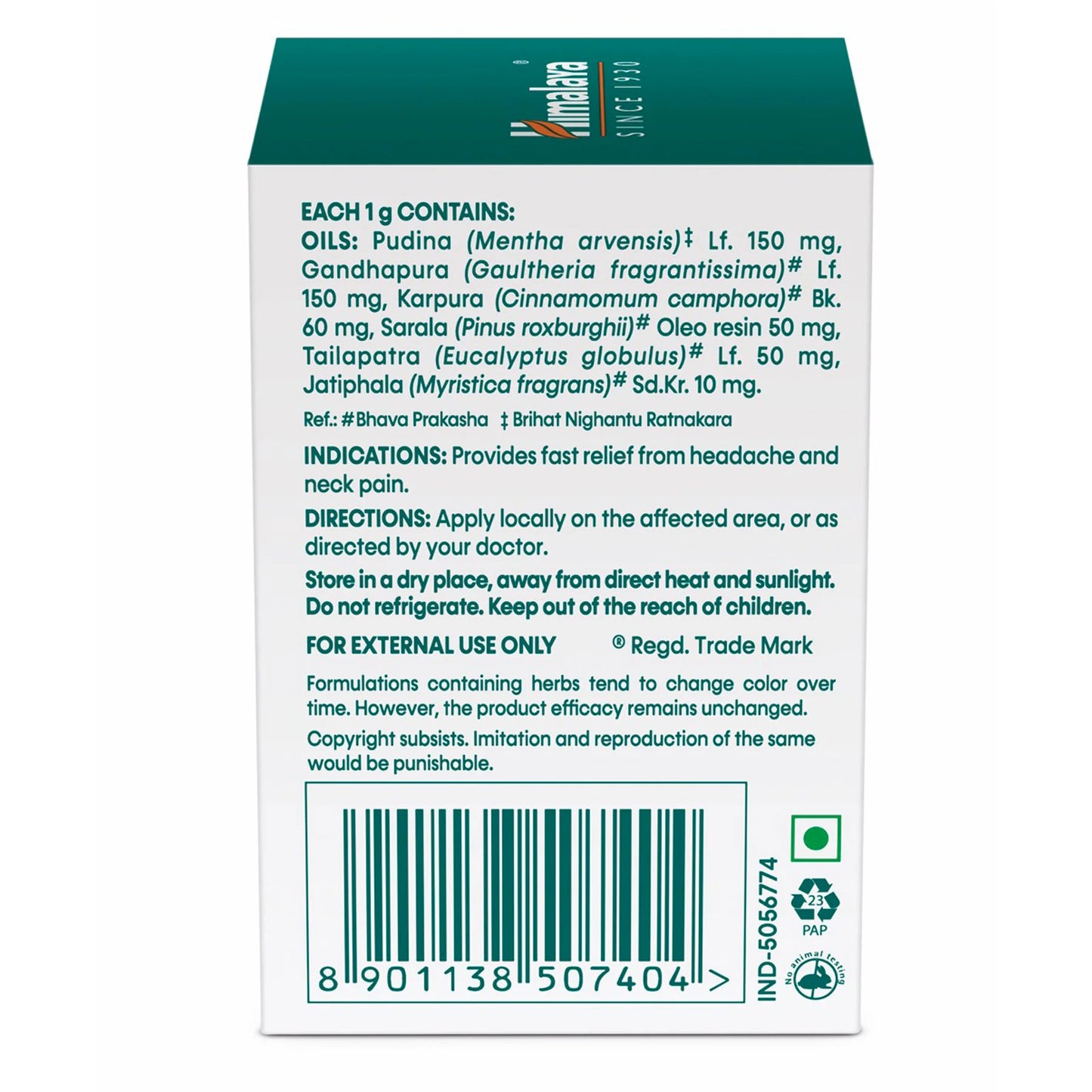 Himalaya's Rumalaya Pain Balm