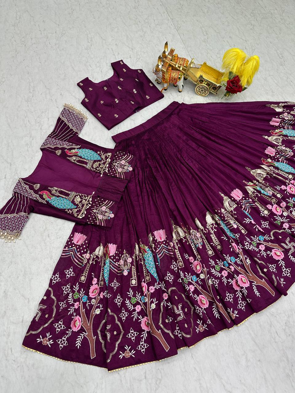 Festival Special Lehenga Choli with Koti Set
