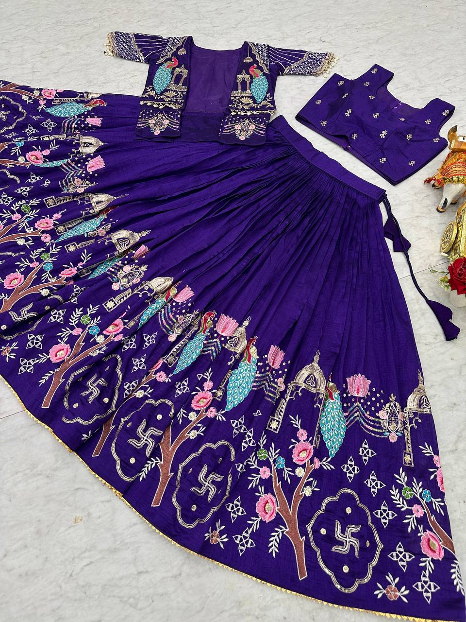 Festival Special Lehenga Choli with Koti Set