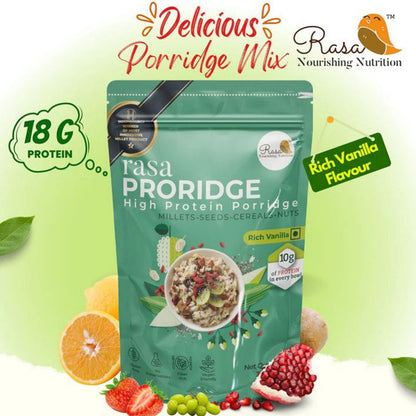 Rasa's Proridge Vanilla- High Protein Porridge