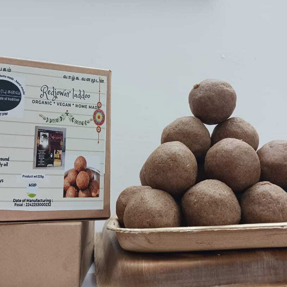 Kamarkat Srini's 
Red Jowar Millet Laddoo